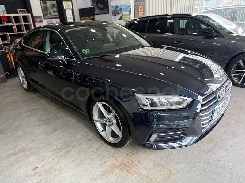 Usado Audi A5 Sportback 150 CV (110 kW) 2018 Azul Utilitario