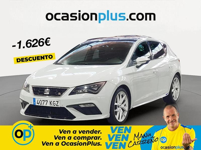 Usado Seat Leon FR 184 CV (135 kW) 2018 Blanco