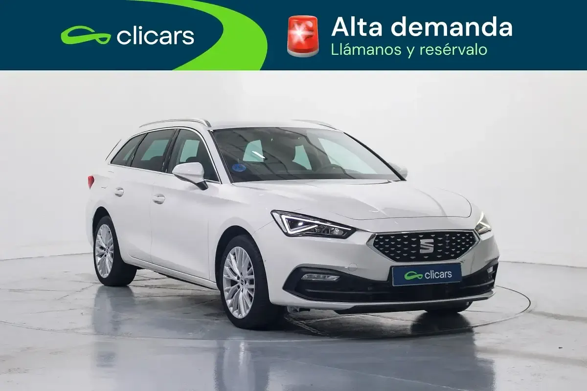 Usado Seat Leon XCELLENCE 205 CV (150 kW) 2021 Blanco Familiar