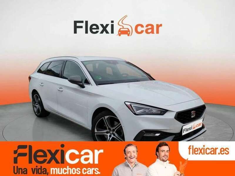 Blanco Usado 2021 Seat Leon FR Familiar | 18.990 € (Precio justo) - Imagen 1/4