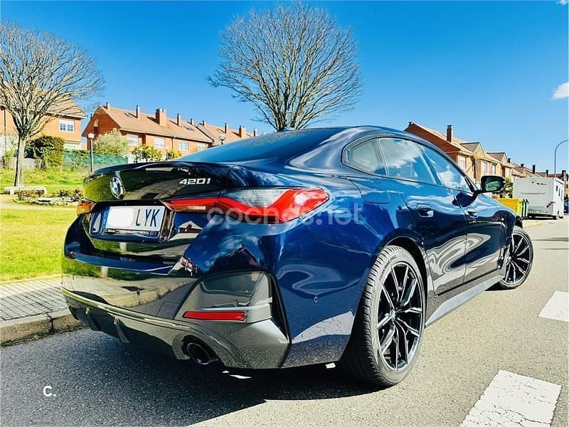 Usado BMW 420 184 CV (135 kW) 2022 Azul Coupe