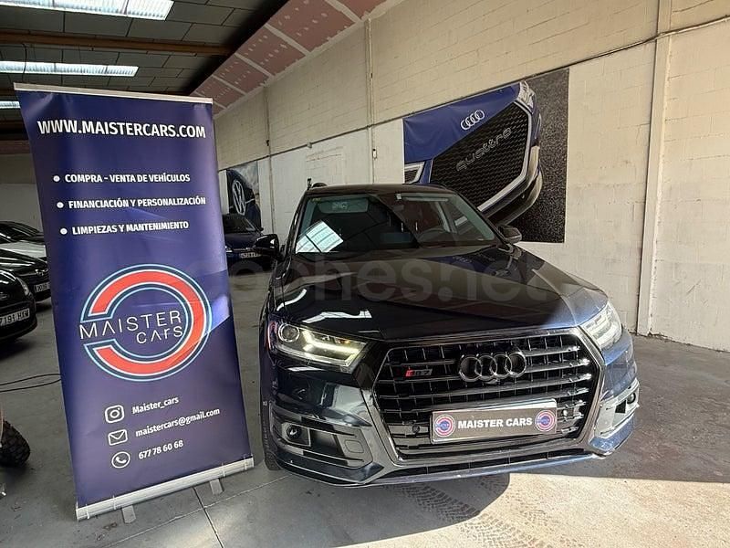 Usado Audi Q7 S-Line 218 CV (160 kW) 2017 Azul SUV