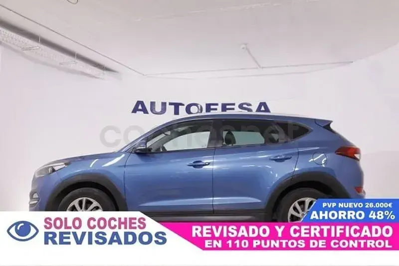 Usado Hyundai Tucson 115 CV (84 kW) 2016 Azul SUV
