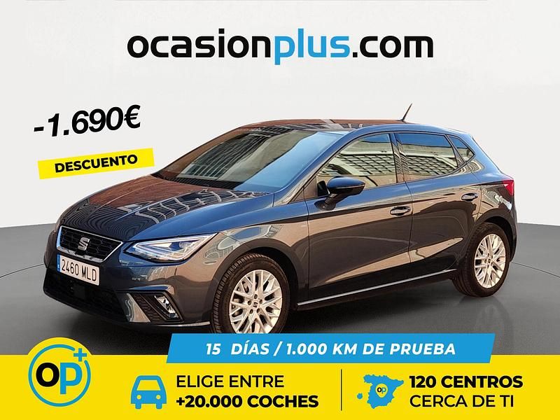 Usado Seat Ibiza FR 110 CV (80 kW) 2023 Gris Berlina