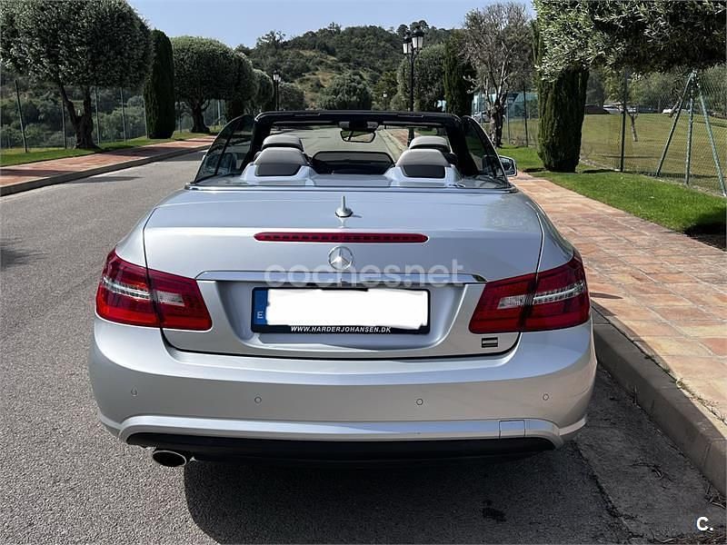 Usado Mercedes E250 Avantgarde 204 CV (150 kW) 2012 Gris / plata Descapotable