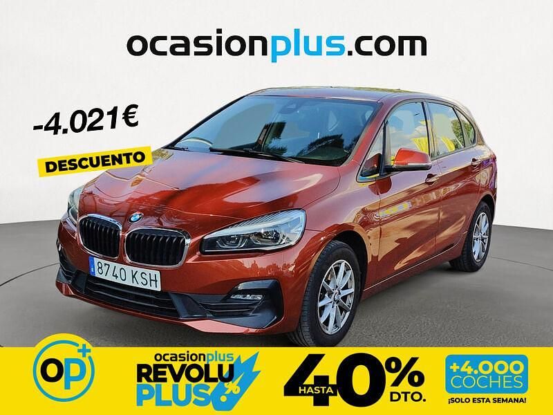 Usado BMW 216 Active Tourer 116 CV (85 kW) 2018 Naranja Monovolumen
