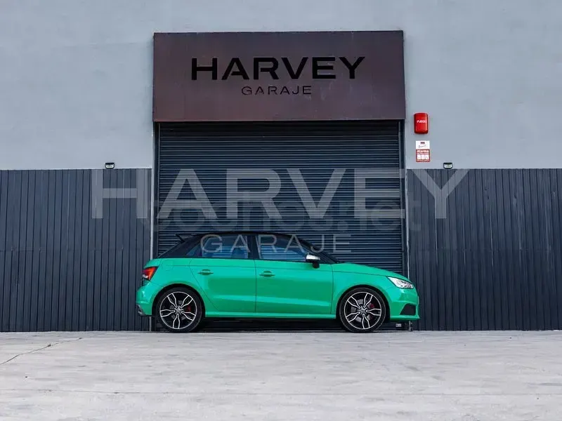 Usado Audi S1 Sportback Exclusive 231 CV (169 kW) 2016 Verde Utilitario