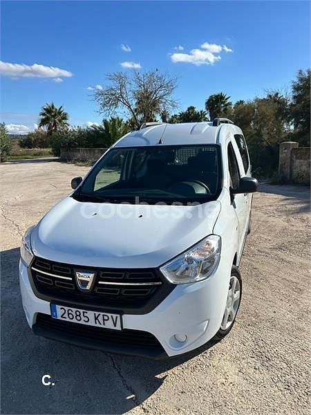 Blanco Usado 2018 Dacia Dokker Ambiance Monovolumen | 8600 € (Buen precio) - Imagen 1/4