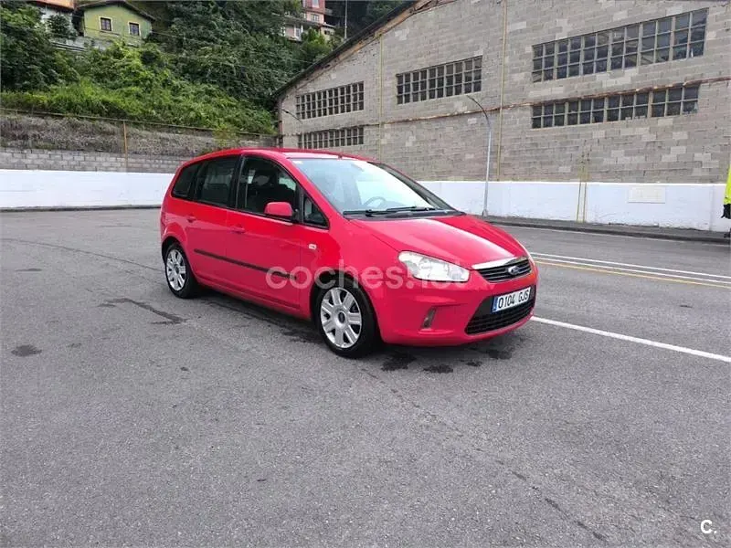 Usado Ford C-MAX Trend 90 CV (66 kW) 2008 Rojo Monovolumen