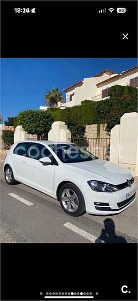Usado VW Golf VII Advance 125 CV (91 kW) 2016 Blanco Berlina
