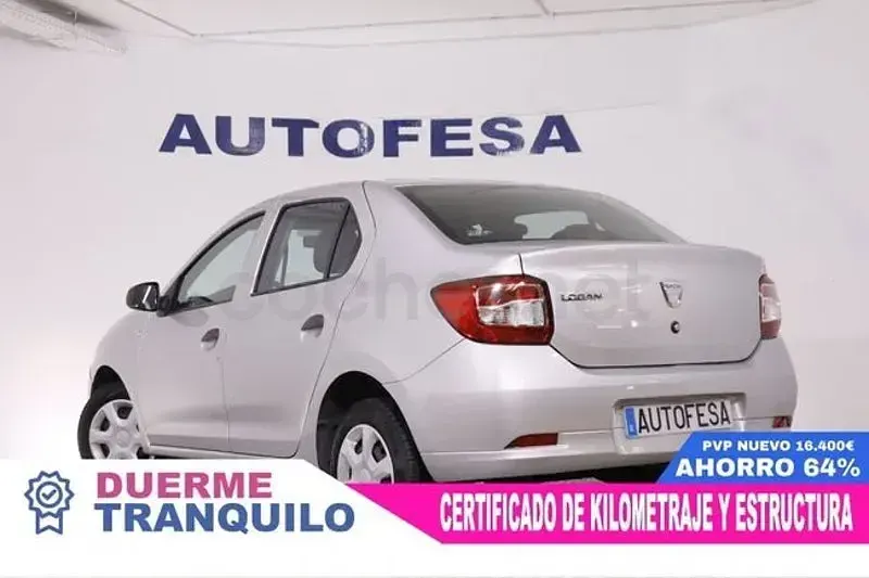 Usado Dacia Logan Ambiance 75 CV (55 kW) 2014 Blanco Berlina