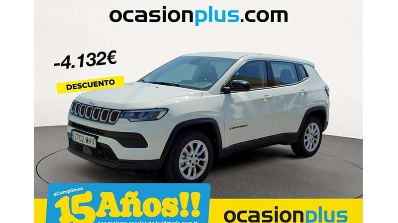 Blanco Usado 2023 Jeep Compass Longitude SUV | 25.810 € (Precio justo) - Imagen 1/1