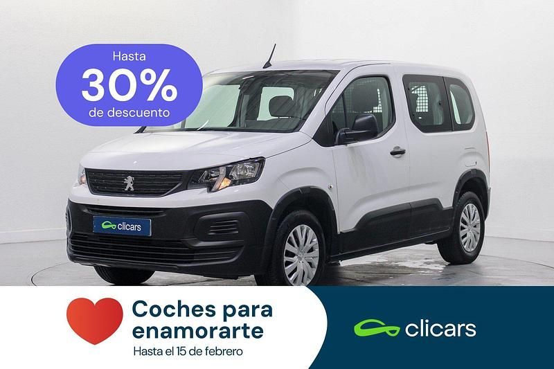 Blanco Usado 2021 Peugeot Rifter Active Monovolumen | 15.990 € (Buen precio) - Imagen 1/4