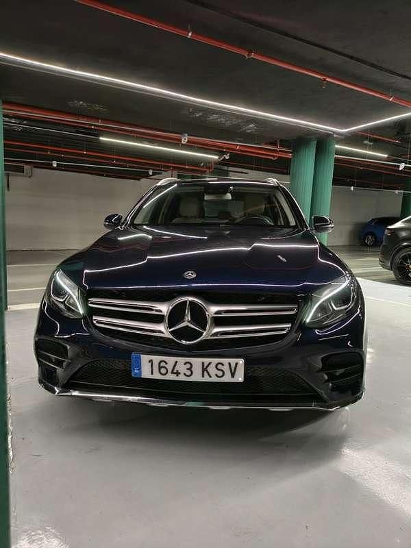 Usado Mercedes GLC220 170 CV (125 kW) 2019 Azul SUV