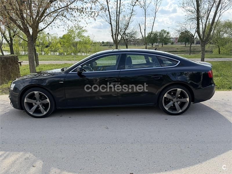 Usado Audi A5 Sportback Advanced 150 CV (110 kW) 2014 Negro Utilitario
