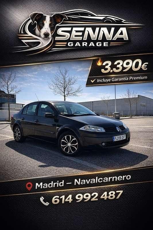 Usado Renault Mégane II Expression 80 CV (58 kW) 2005 Rojo Berlina