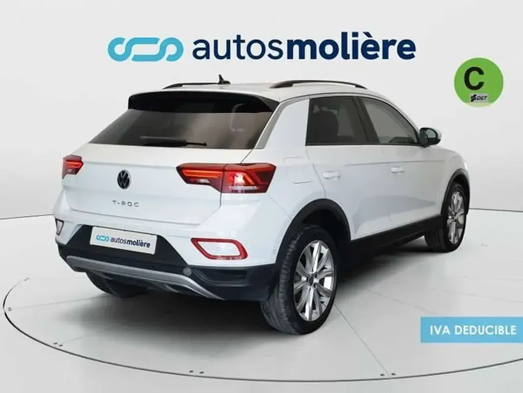 Usado VW T-Roc Life 150 CV (110 kW) 2023 Blanco SUV