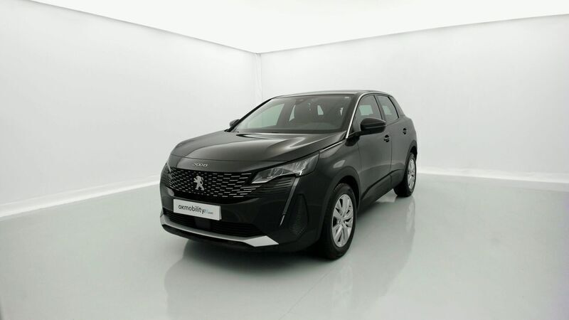 Negro perla nera Usado 2022 Peugeot 3008 Active | 17.000 € (Buen precio) - Imagen 1/4
