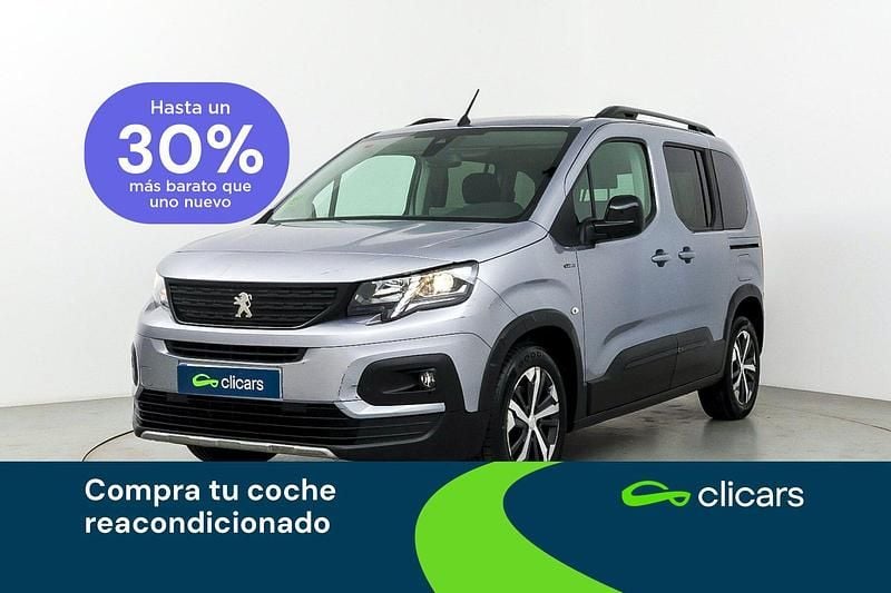 Usado Peugeot Rifter GT-line 131 CV (96 kW) 2020 Gris Monovolumen
