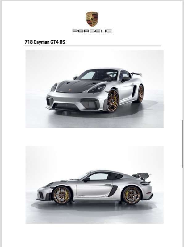 Gris Usado 2024 Porsche Cayman GT4 Coupe | 239.900 € - Imagen 1/3
