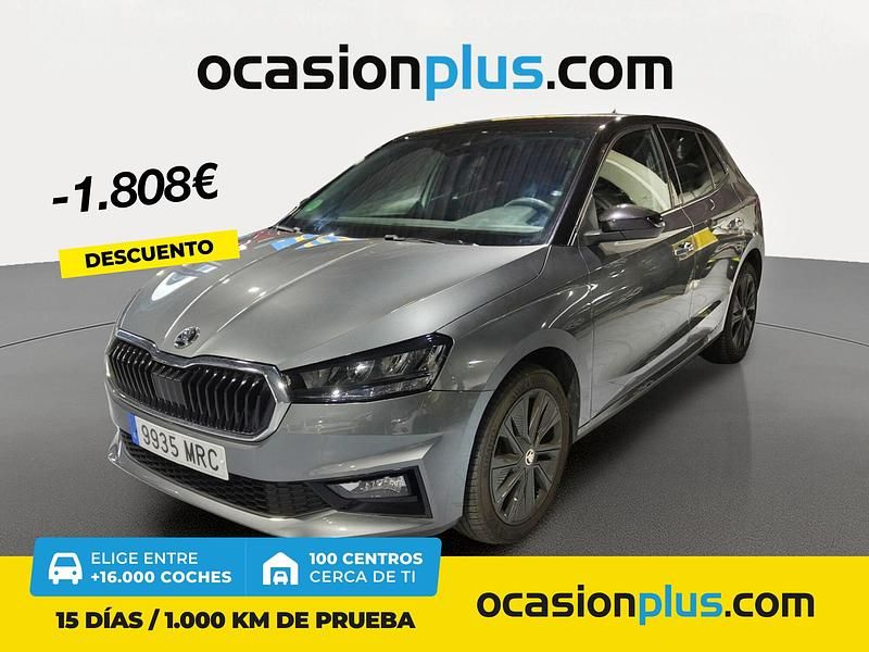Gris Usado 2024 Skoda Fabia Berlina | 19.890 € (Precio justo) - Imagen 1/4