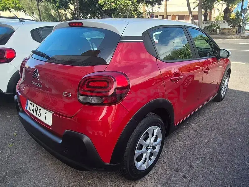 Usado Citroën C3 Feel 68 CV (50 kW) 2019 Granate Utilitario