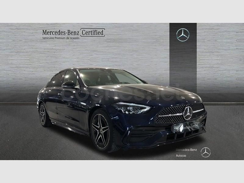 Usado Mercedes C200 204 CV (150 kW) 2021 Azul Berlina