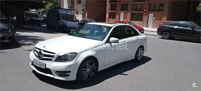 Usado Mercedes C350 306 CV (225 kW) 2014 Blanco Berlina