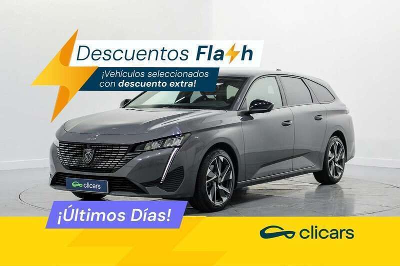 Gris Usado 2024 Peugeot 308 Allure Familiar | 18.590 € (Buen precio) - Imagen 1/4