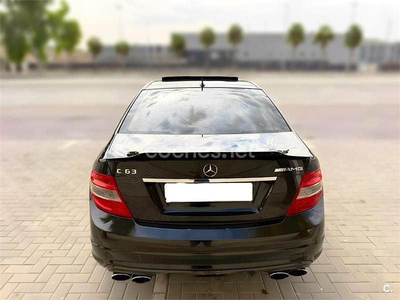 Usado Mercedes C63 AMG AMG 457 CV (336 kW) 2008 Negro Berlina