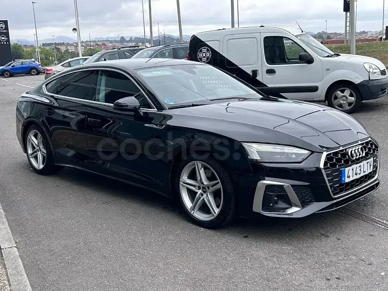 Usado Audi A5 Sportback S-Line 163 CV (119 kW) 2021 Negro Utilitario