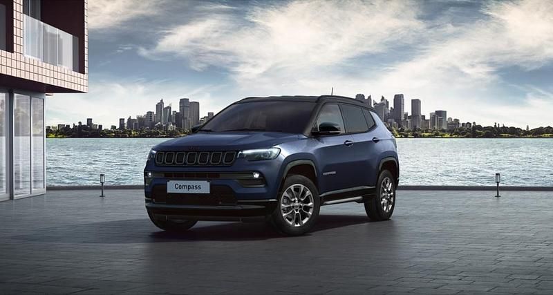 Azul shade + techo negro Usado 2024 Jeep Compass Summit SUV | 41.241 € - Imagen 1/1