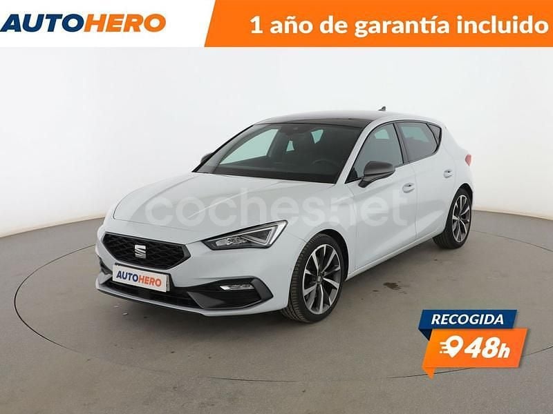 Blanco Usado 2021 Seat Leon FR Berlina | 22.599 € (Precio justo) - Imagen 1/3