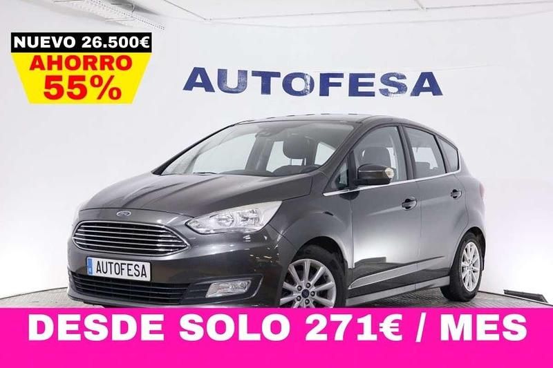 Gris Usado 2018 Ford C-MAX Titanium Monovolumen | 11.850 € (Precio justo) - Imagen 1/4
