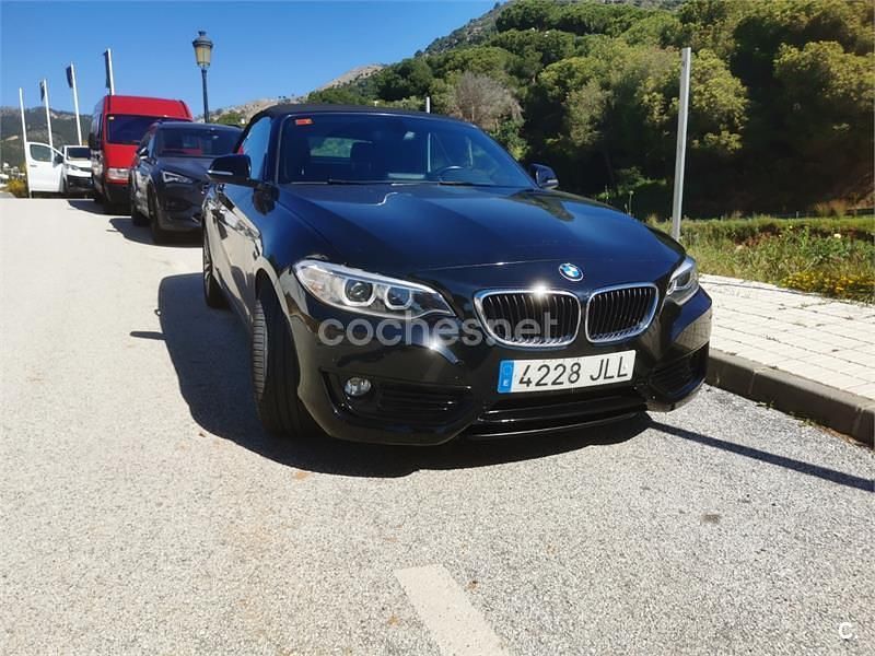 Usado BMW 218 150 CV (110 kW) 2016 Negro Descapotable