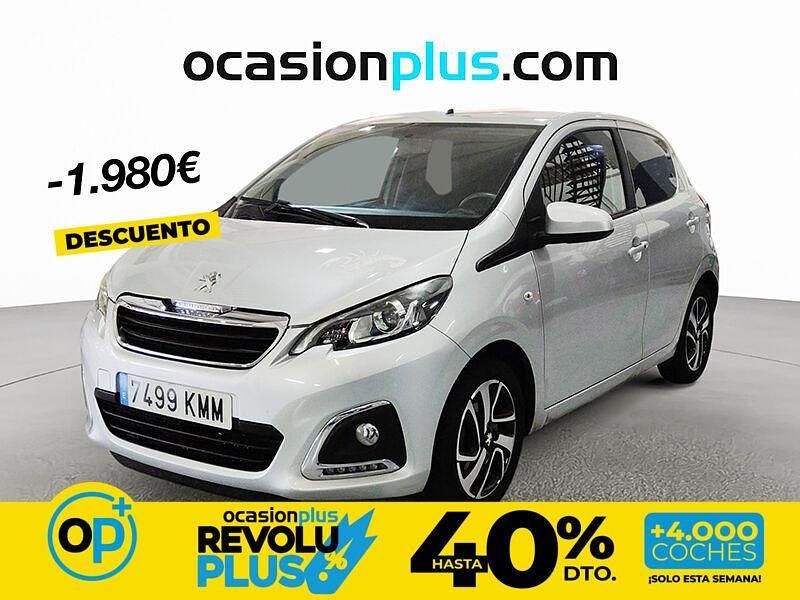 Usado Peugeot 108 Allure 82 CV (60 kW) 2018 Gris / plata Utilitario