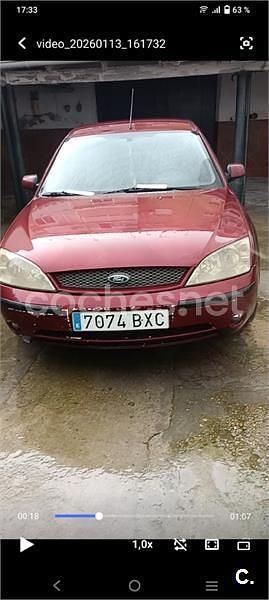 Granate Usado 2002 Ford Mondeo Trend Berlina | 2500 € (Precio justo) - Imagen 1/4