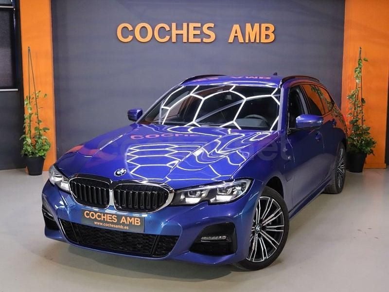 Usado BMW 330e Shadowline 292 CV (214 kW) 2020 Azul Familiar
