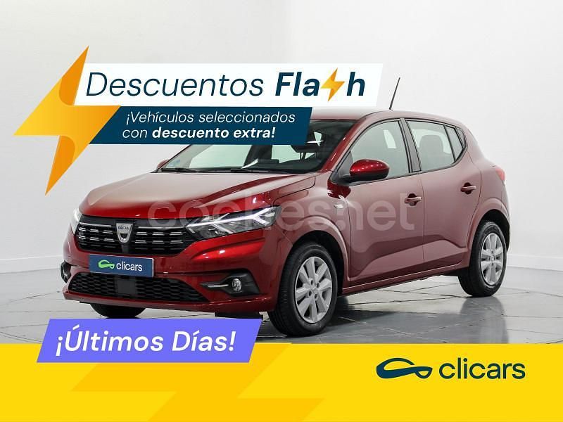 Rojo Usado 2022 Dacia Sandero Comfort Utilitario | 10.990 € (Buen precio) - Imagen 1/4