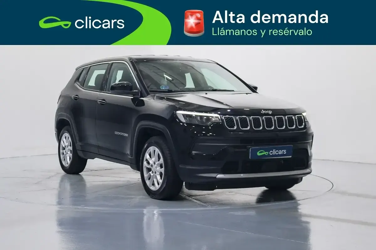 Usado Jeep Compass Altitude 130 CV (95 kW) 2025 Negro SUV