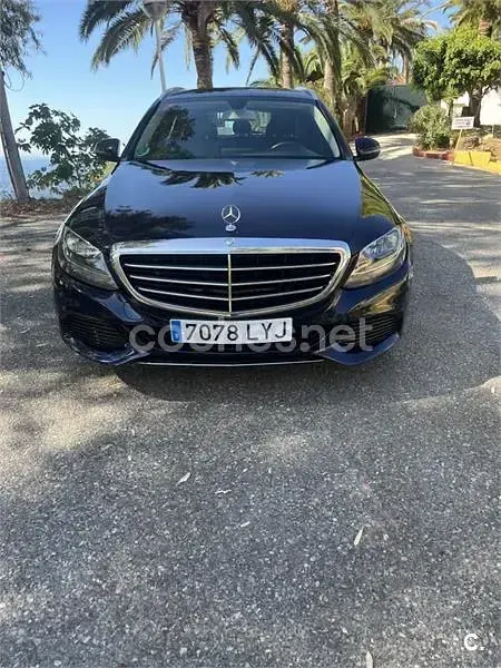 Usado Mercedes C200 Elegance 136 CV (100 kW) 2015 Azul Familiar