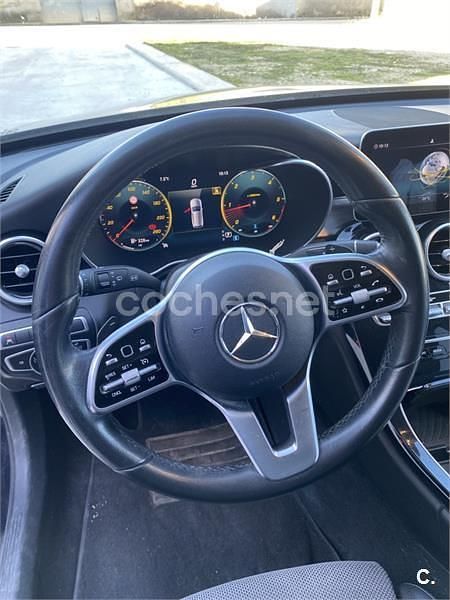 Usado Mercedes C220 170 CV (125 kW) 2018 Azul Familiar