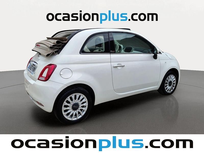 Usado Fiat 500C Lounge 69 CV (50 kW) 2019 Blanco Descapotable