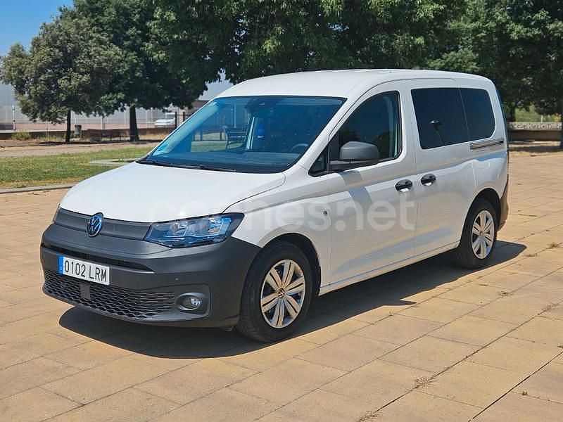 Blanco Usado 2021 VW Caddy Trendline Monovolumen | 19.990 € (Un poco caro) - Imagen 1/4