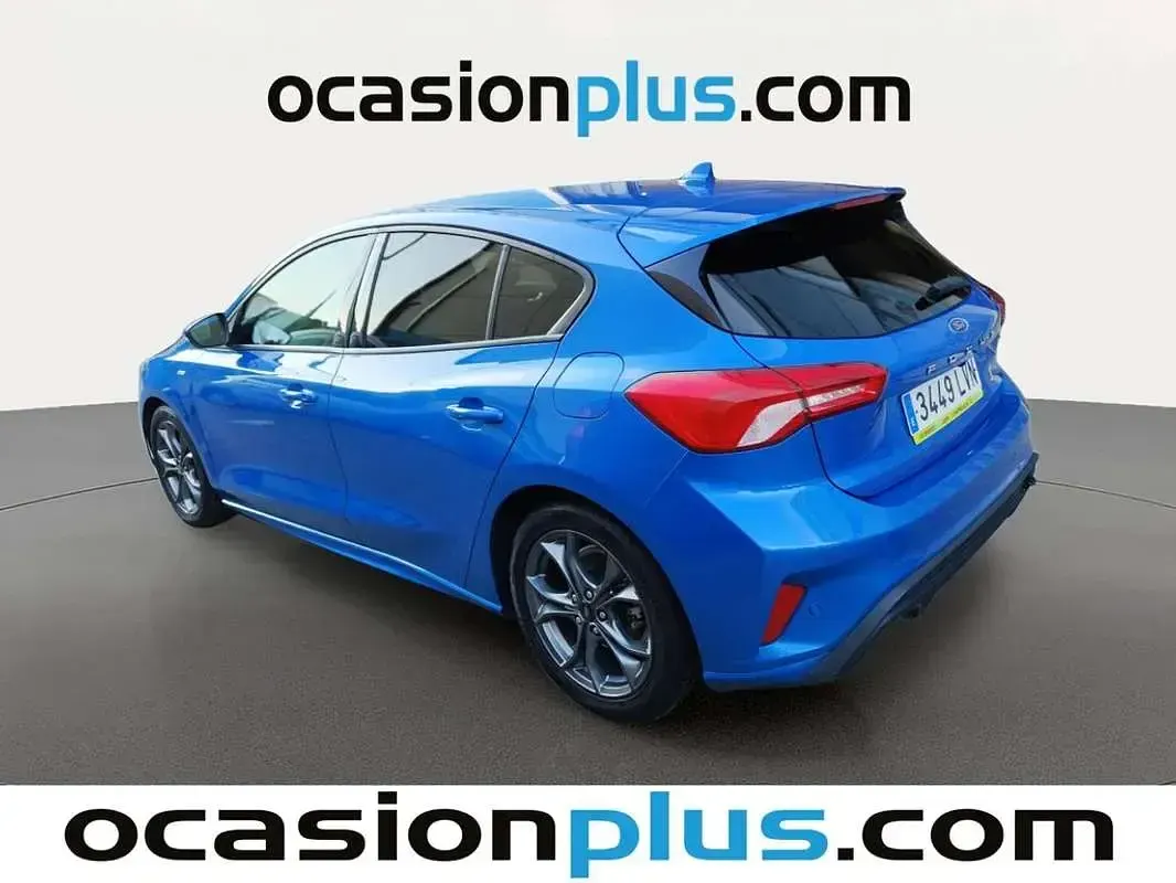 Begagnad Ford Focus ST-Line 125 HK (91 kW) 2021 Blå Halvkombi