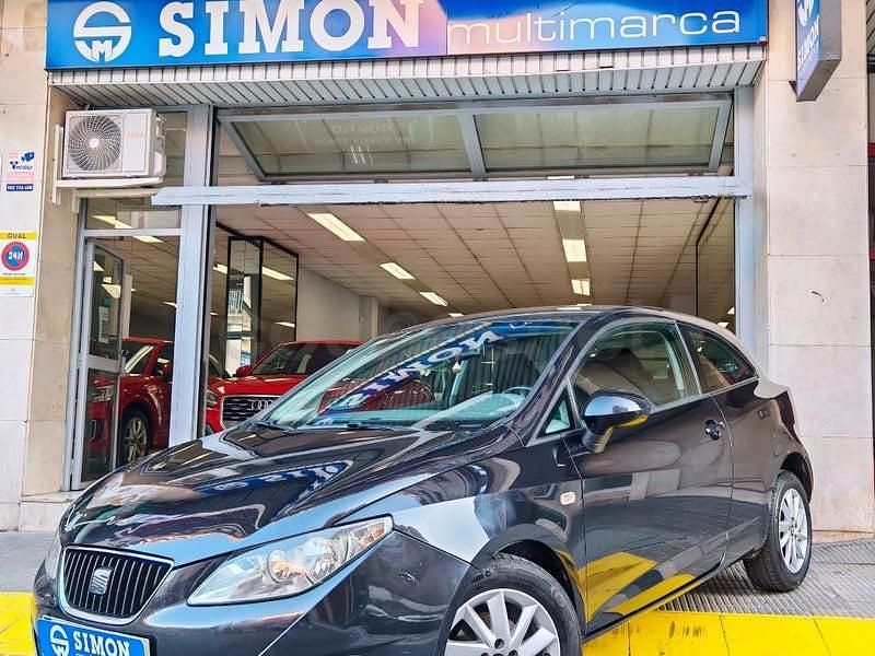 Brugt Seat Ibiza 80 HK (58 kW) 2008 Sort Sedan