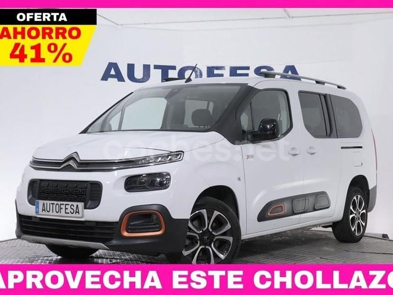 Blanco Usado 2022 Citroën Berlingo Shine Monovolumen | 22.350 € (Precio justo) - Imagen 1/4