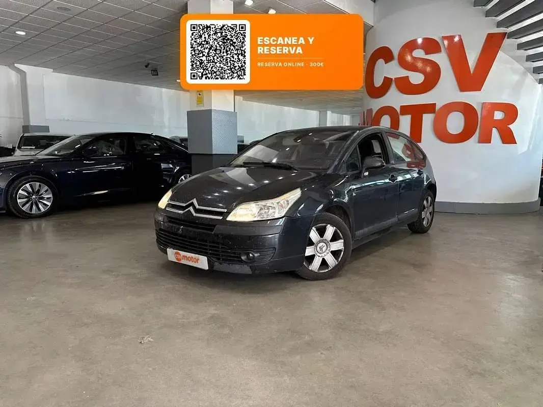 Usado Citroën C4 Exclusive 110 CV (80 kW) 2006 Negro Utilitario