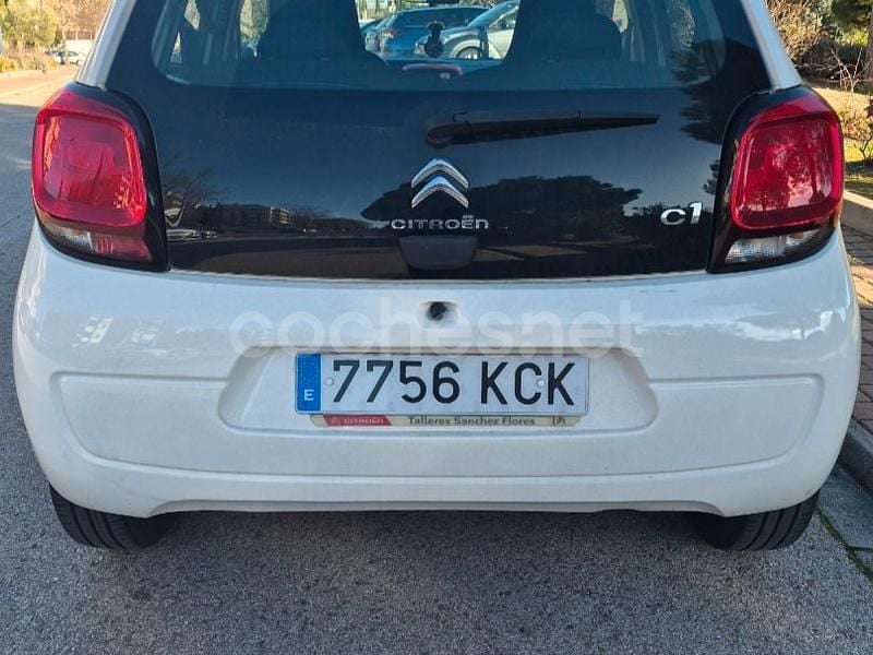 Usado Citroën C1 Feel 82 CV (60 kW) 2017 Blanco Utilitario
