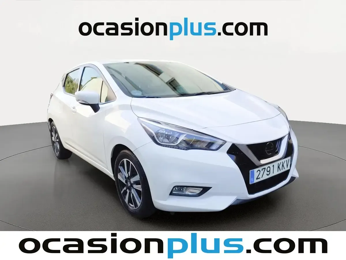 Usado Nissan Micra Acenta 71 CV (52 kW) 2018 Blanco Utilitario
